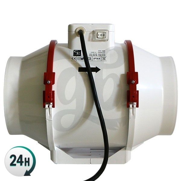 Extratores de Ar Cornwall Electronics 2 Vel. 100e125mm