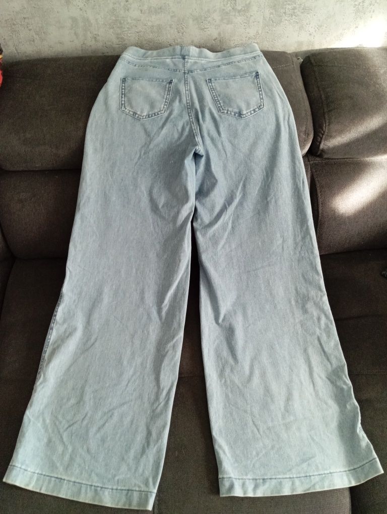 Spodnie cargo bluzka H&M 164