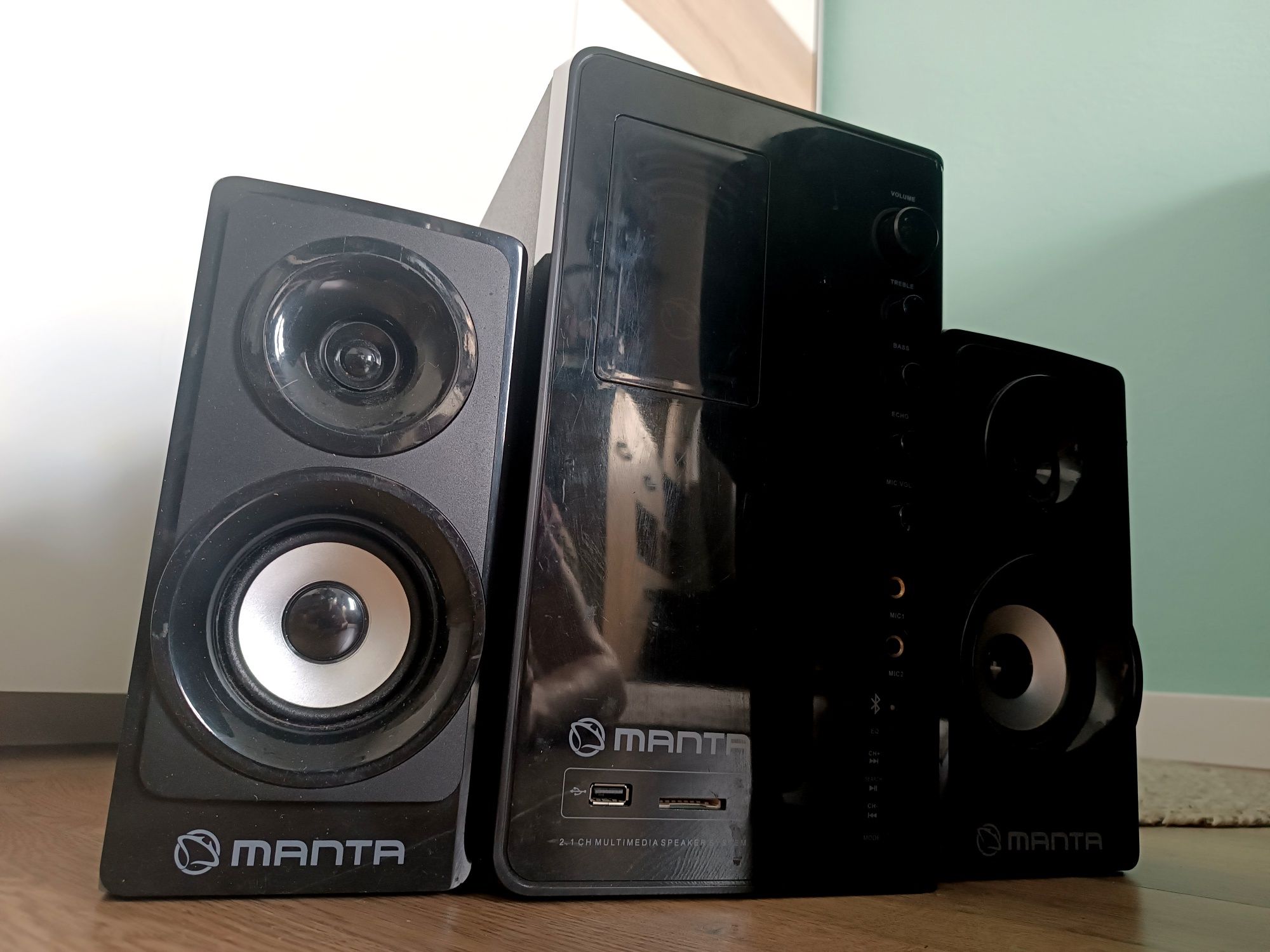 Głośniki 2.1 Subwoofer, Bluetooth, Radio Manta/Tracer Tumba