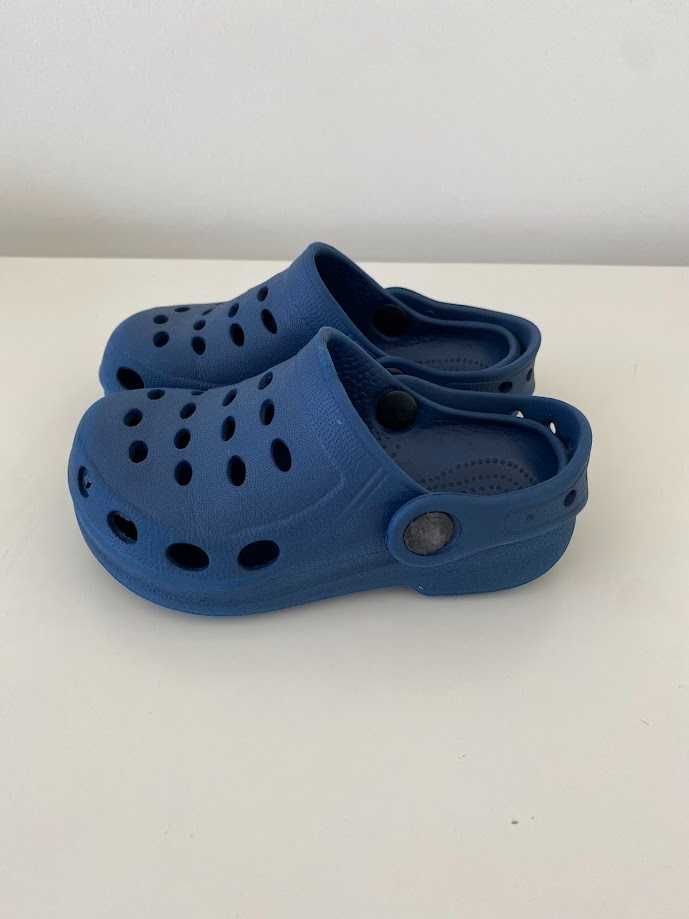 Chinelos Crianças (tipo crocs) azul marinho
