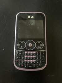 Lg QWERTY preto e rosa