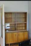 Biblioteczka witryna  retro prl style