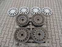 Felgi stalowe komplet + kołpaki 4x114.3 R15 Nissan Almera N16 00-06