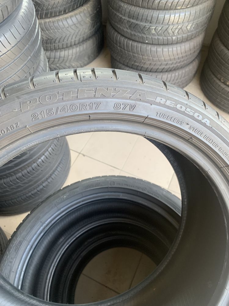 Комплект літніх шин 215/40/17 87V Bridgestone Potenza RE050A