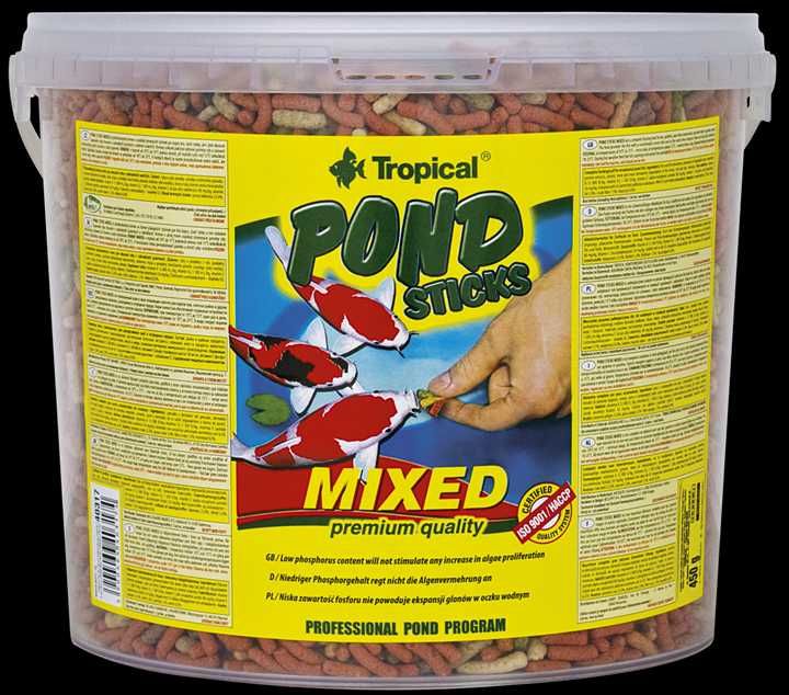 OUTLET Tropical Pond Sticks Mixed 5L - pokarm dla ryb w oczku wodnym