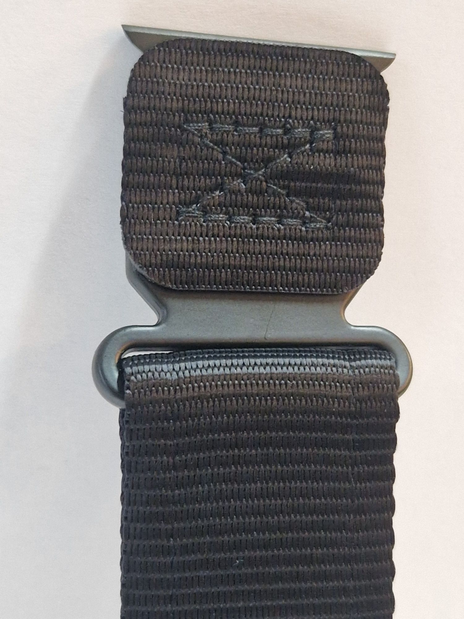 Pasek do Apple Watch 38/40/41 nylonowy wzór 4 czarny