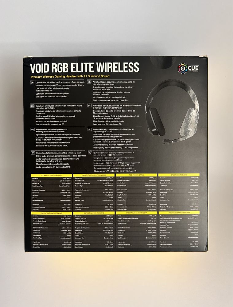 Sluchawki Corsair Void RGB Elite Wireless