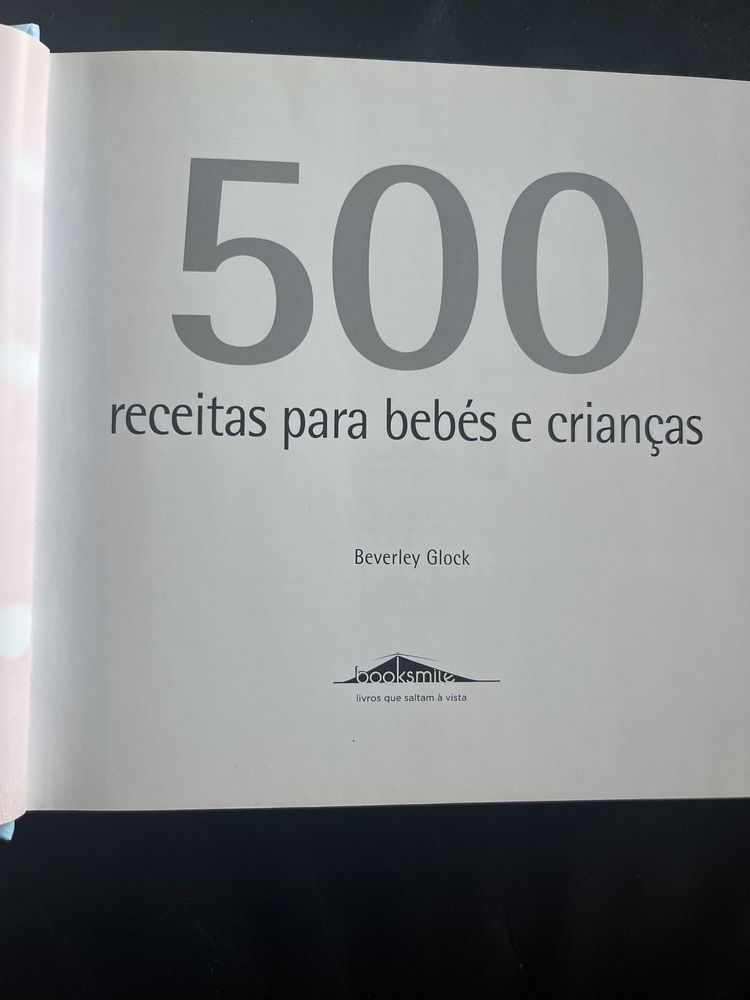 500 receitas para bebés e crianças
