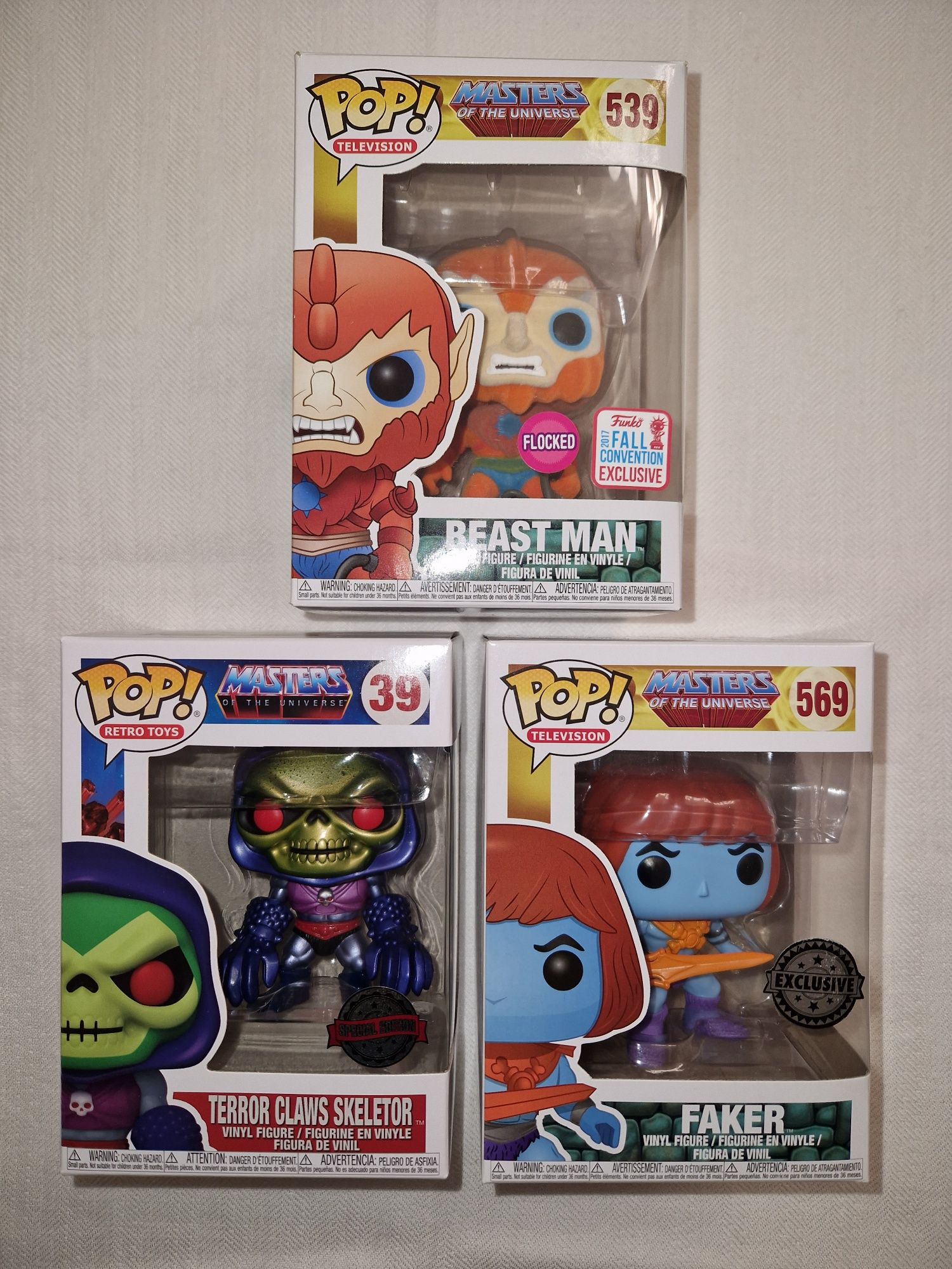 Masters of the Universe Funko 3 pack