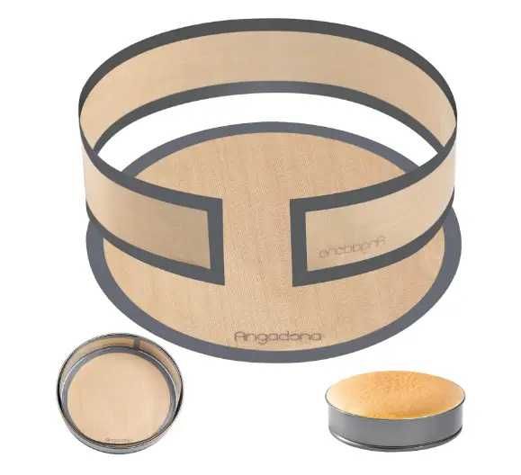 Антипригарна силіконова форма-килимок з бортиком для випічки