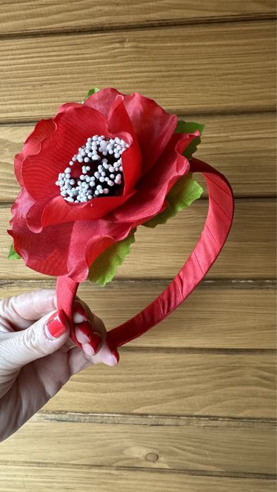 Обруч, на голову ободок калина, до вишиванки, віночок український