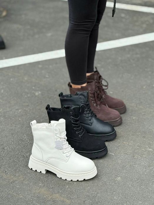 Женские Ботинки Зимние, зимние ботинки, черевики зимові, ботинки