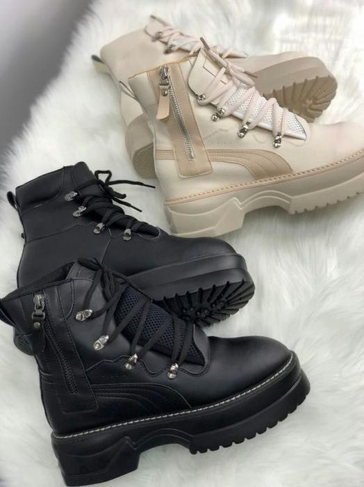 Треккинговые ботинки сникерсы хайтопы Puma x fenty by Rihanna.