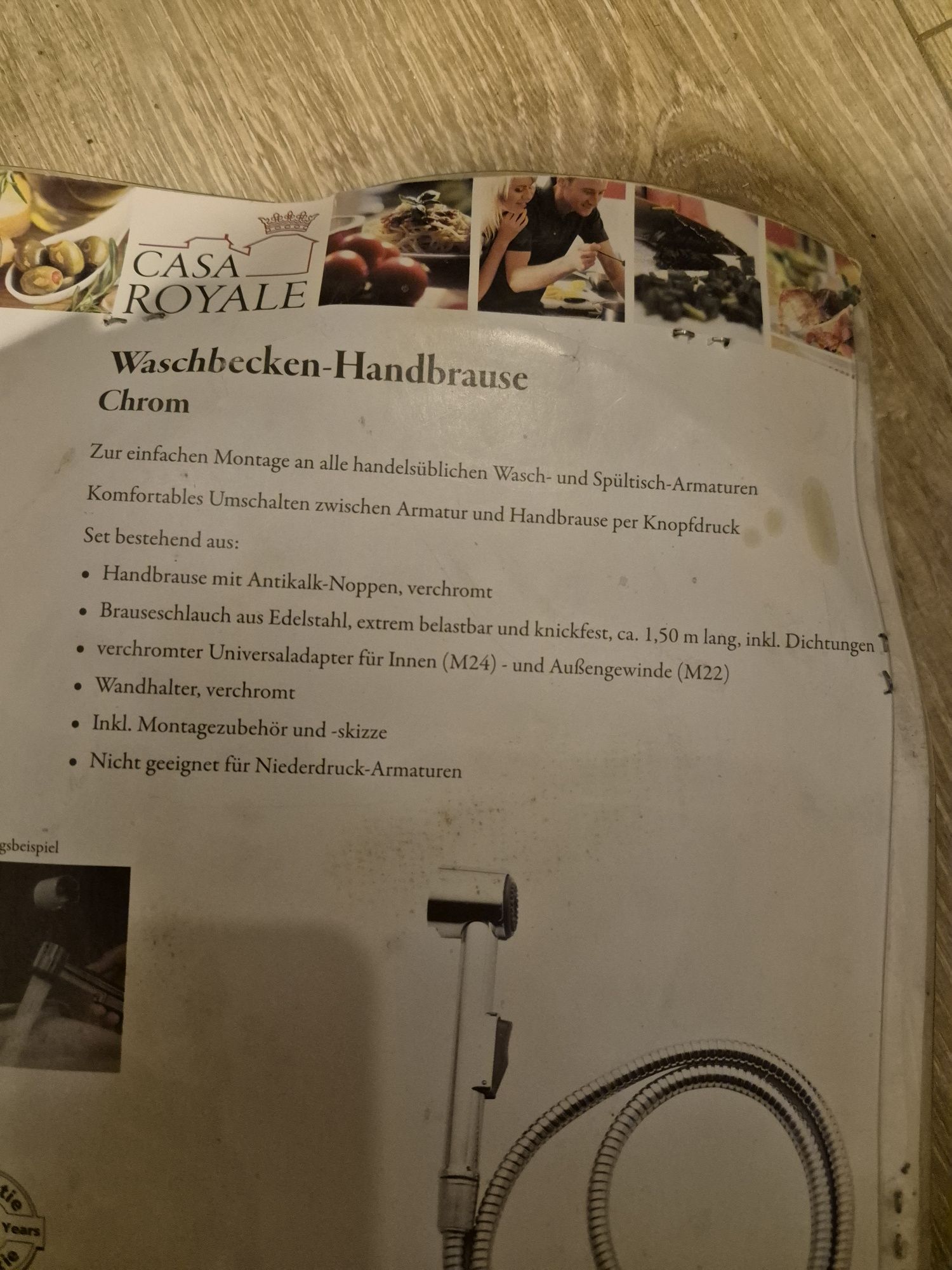 Prysznic zlewowy