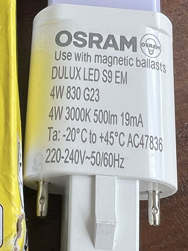 Świetlówka Osram 500 Im cztery VAT G 23 led dulux