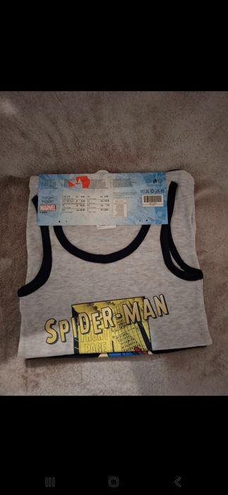 Podkoszulki chłopięce Nasa Spider Man 122 128 nowe z metką