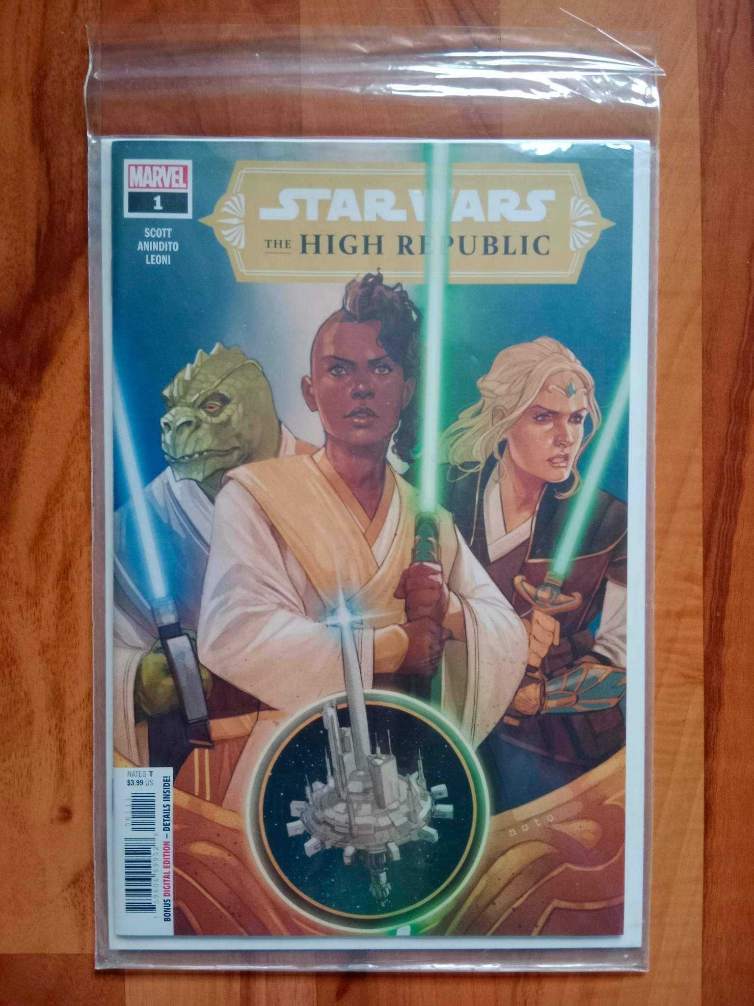 Star Wars Marvel High Republic 1-15 komiksy komplet + gratis