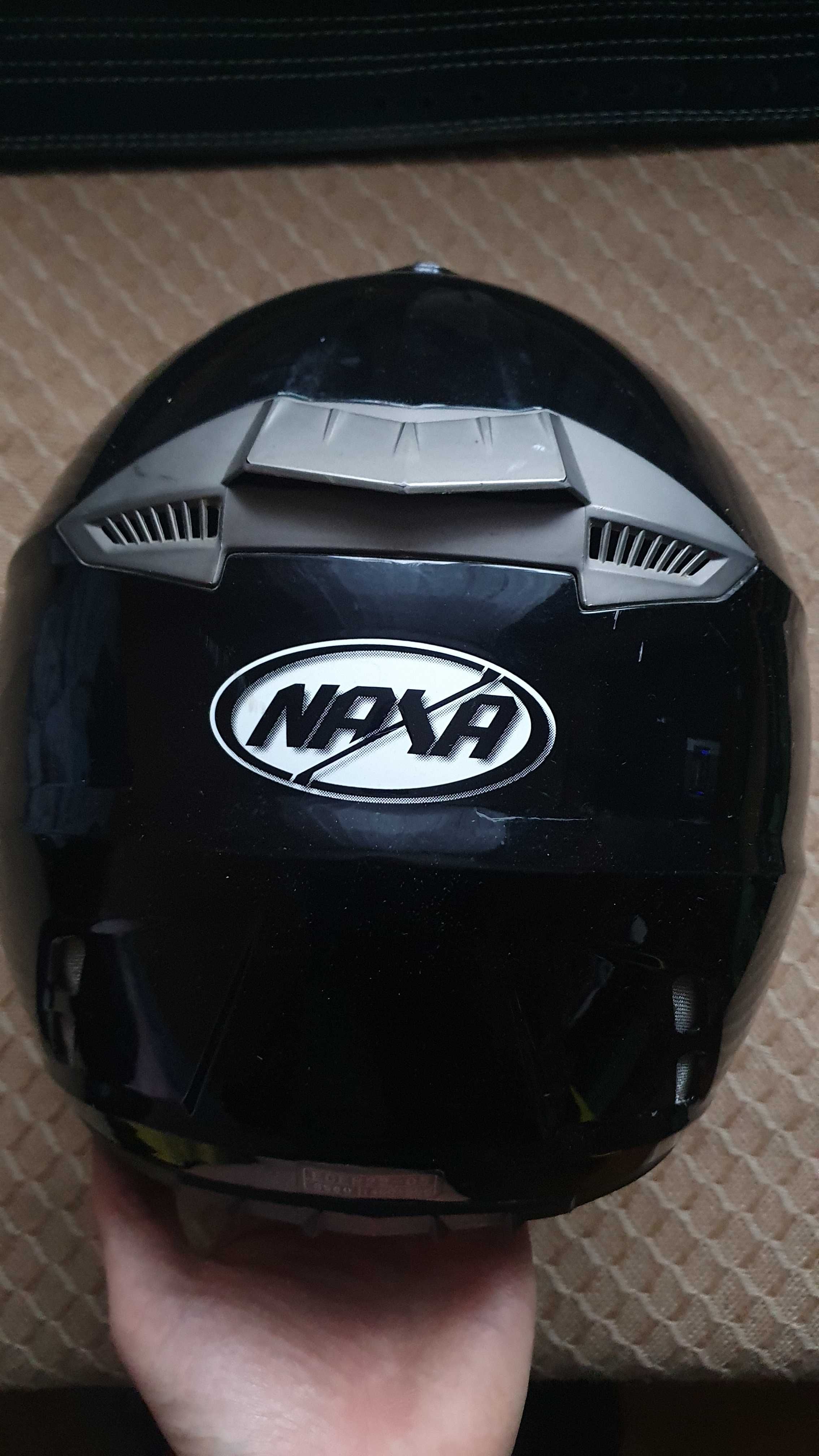 Kask motor cross quad + rękawice