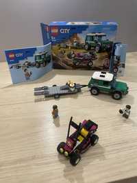 LEGO City 60288 Transporter łazika wyscigowego kompletny stan bdb