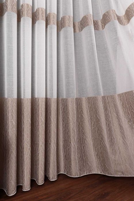 ТЮЛЬ Лён с Шёлковой Ниткой