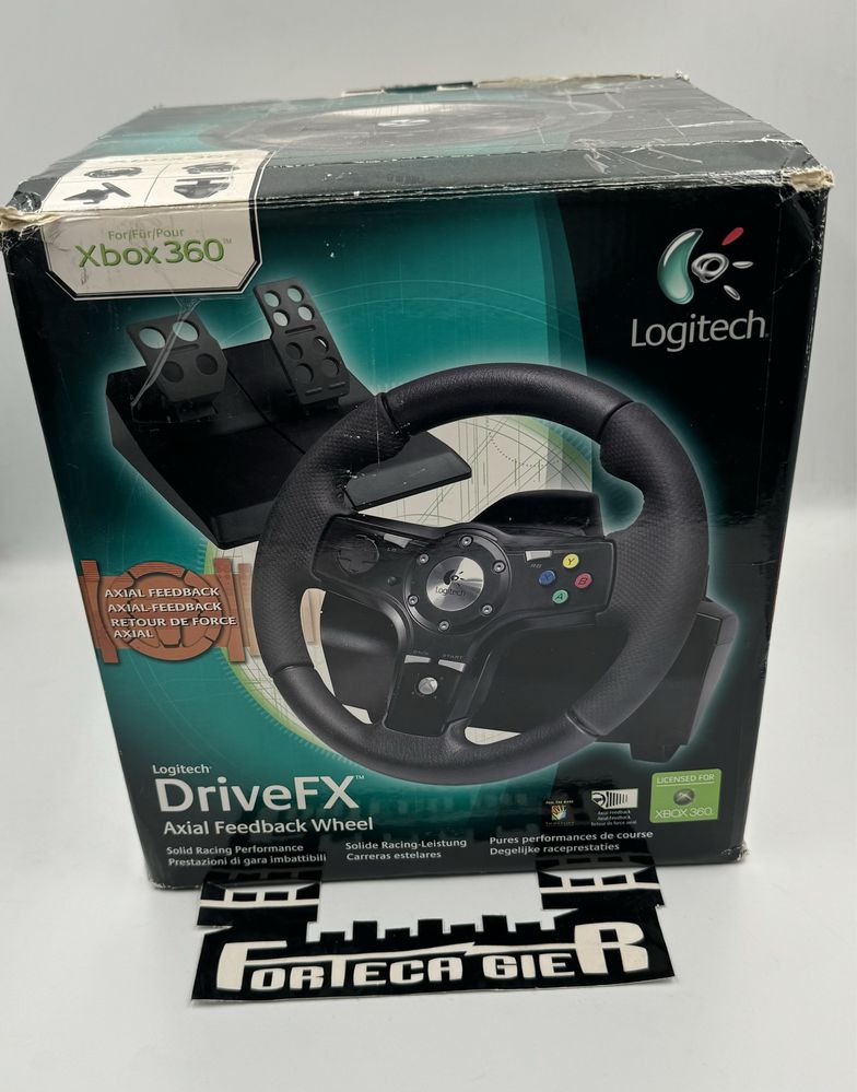 Kierownica Logitech DriveFX Xbox 360 Gwarancja
