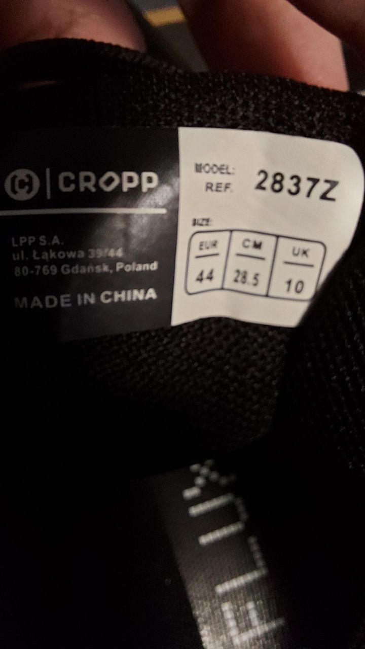 CROPP buty 99X BLACK roz. 44
