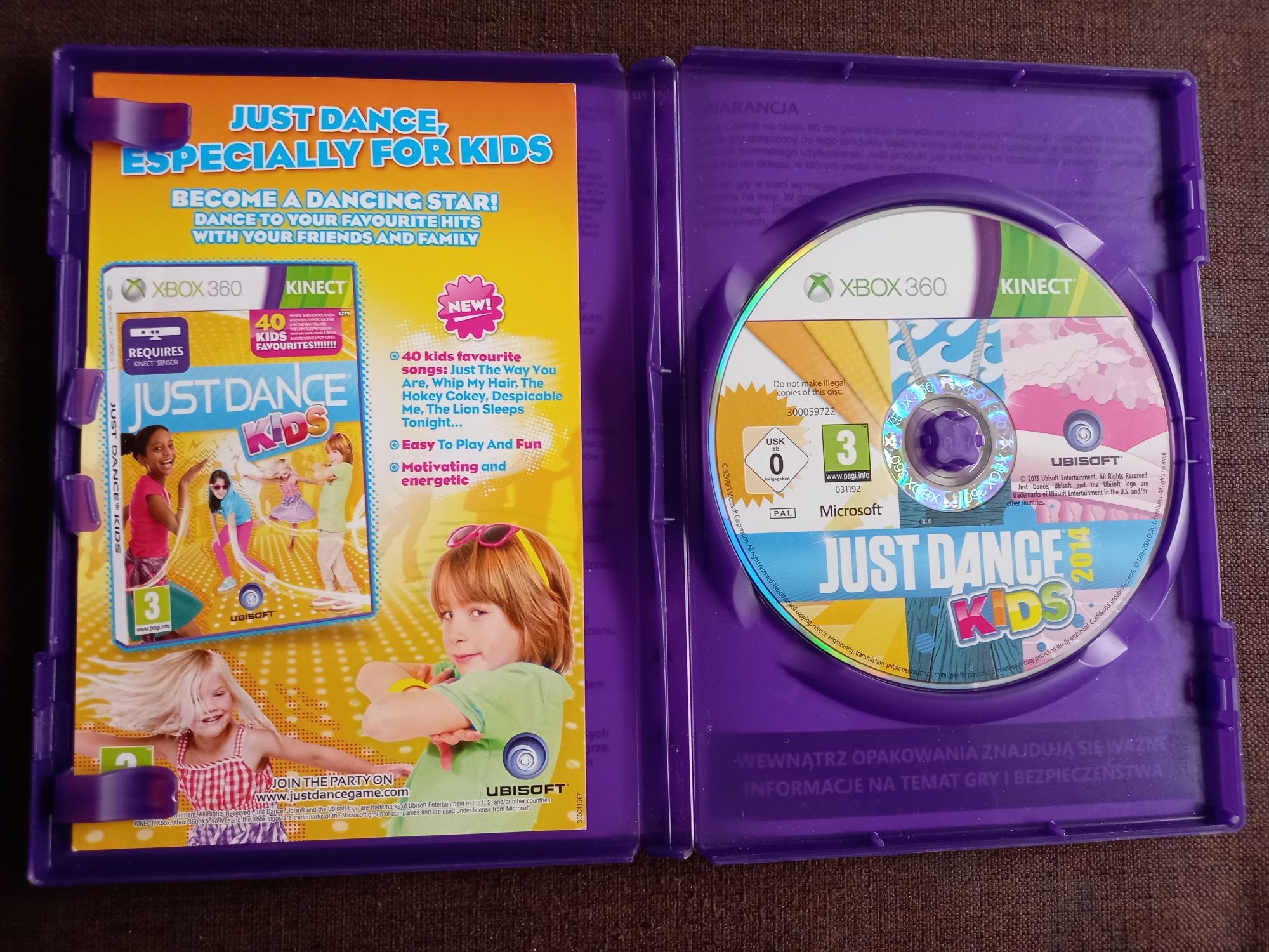 Gra taneczna Just Dance Kids 2014 na konsolę xbox 360 kinect