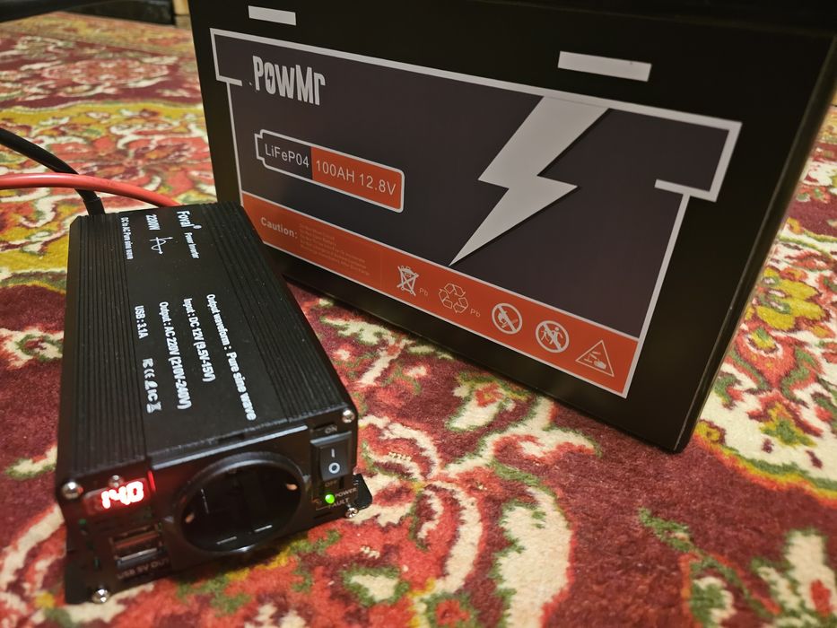 Аккумулятор Батарея PowMr 100Ah 12V  1280W LiFePo4