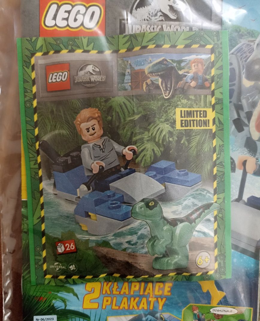 Gazeta, gazetka LEGO Jurassic World Raptor klocki