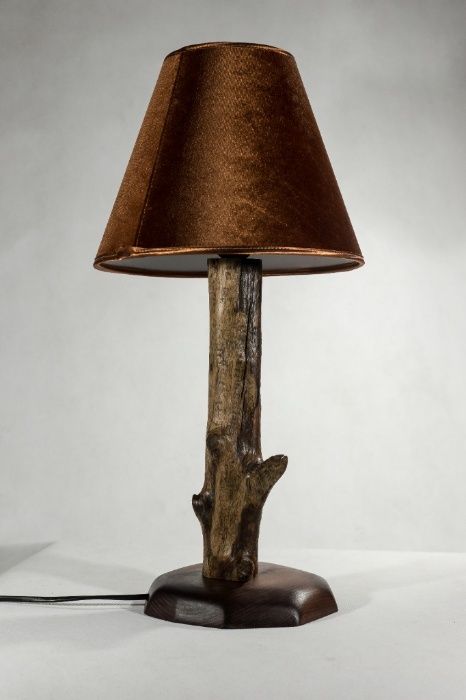 Lampa - handmade , ecofriendly (ślady zębów!)