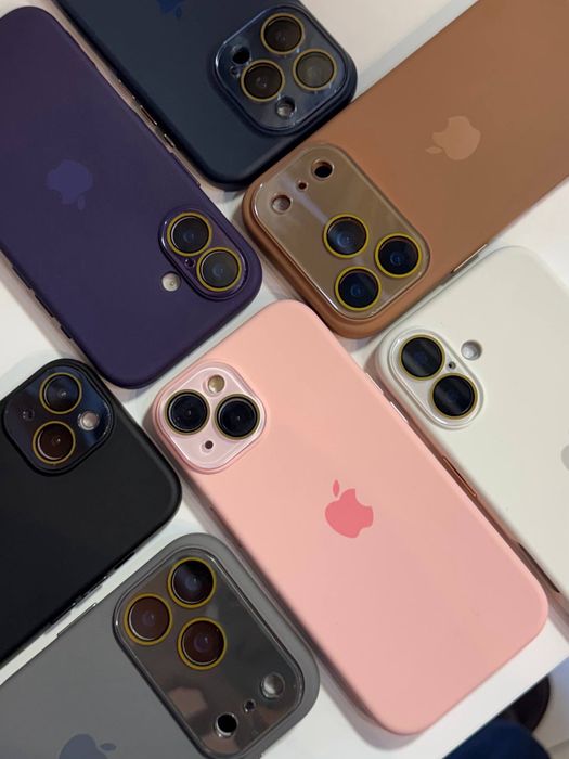 Чохол з мікрофіброю silicone case iphone 17 pro max чехол айфон про