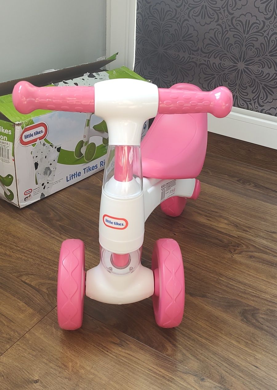 Nowy rowerek biegowy dla dziewczynki różowy