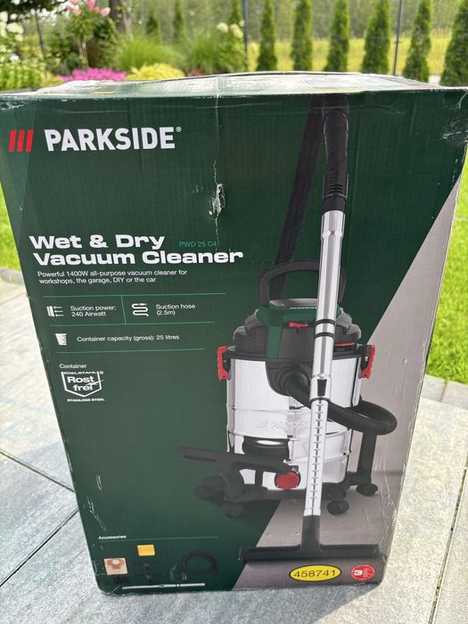Nowy Odkurzacz Parkside PWD 25 C4