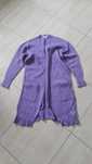 Nowy kardigan narzutka sweter liliowy 38 40