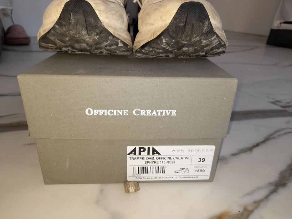 Skórzane trampki Officine Creatiwe