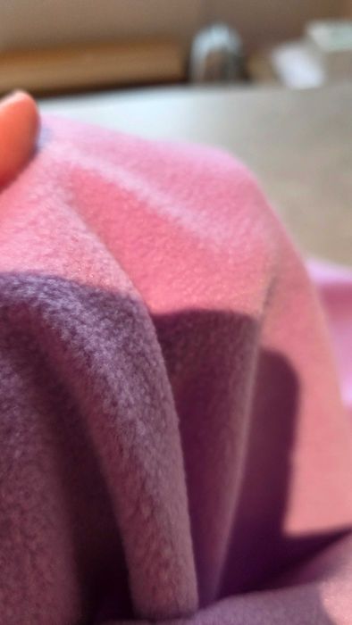 Koc różowy dziewczęcy - miły w dotyku