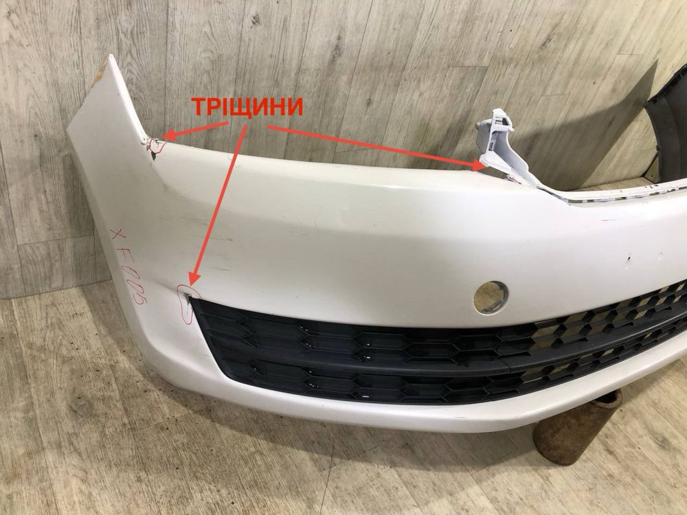 Бампер передний Skoda Rapid ( 2012 — 2020 г. )
