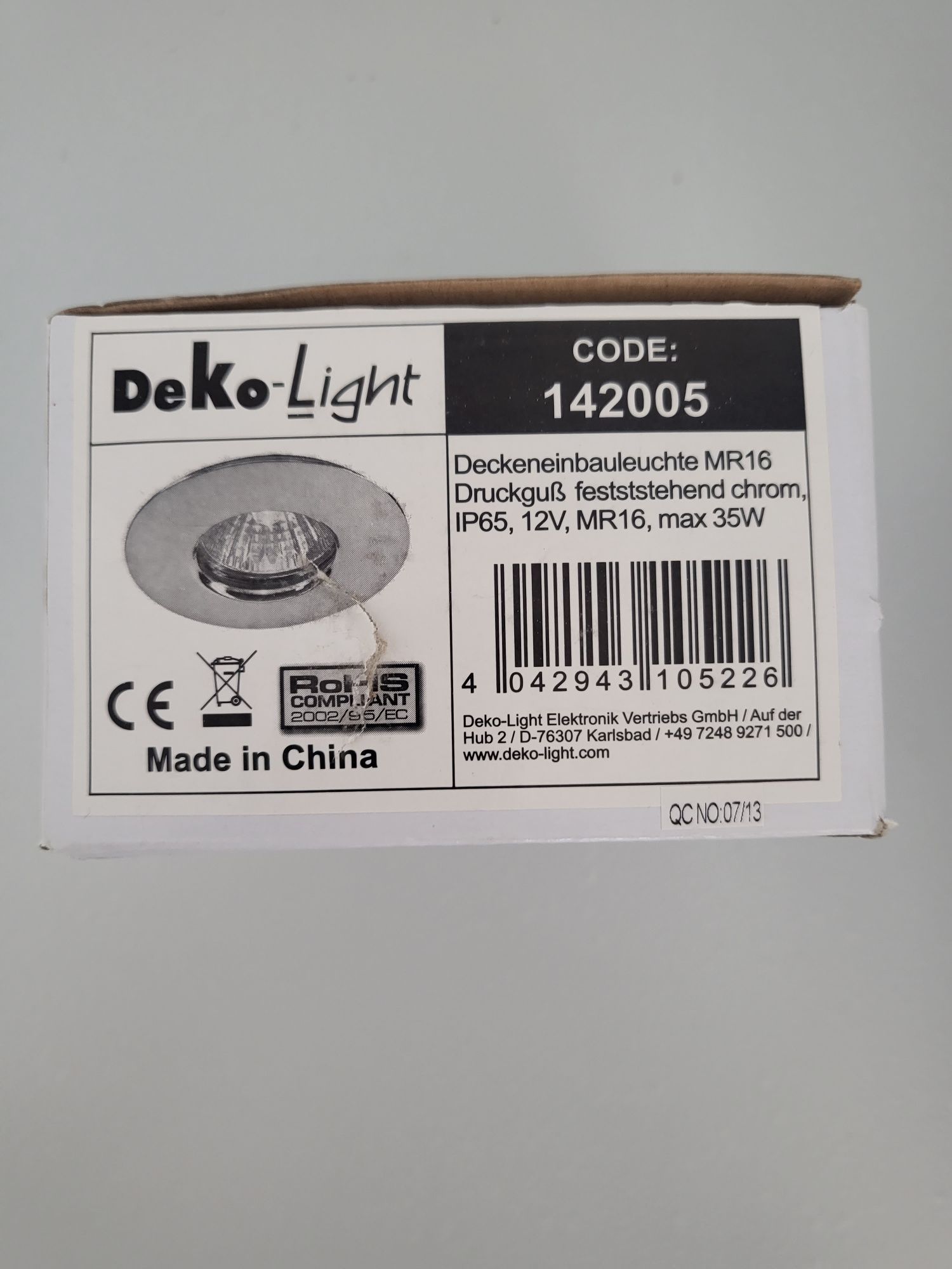 Deko Light wpuszczany Halogen. Nowy.