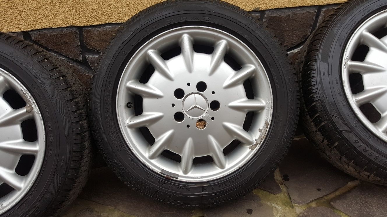 Комплект Mercedes W210 диски і шини Dunlop Winter Sport 3D