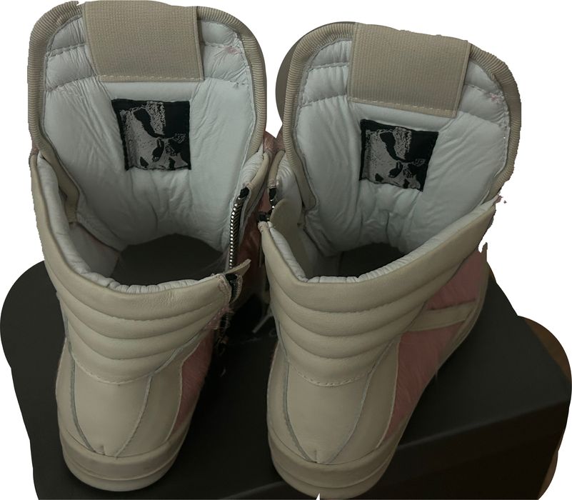 Rick owens geobasket pink pony hair