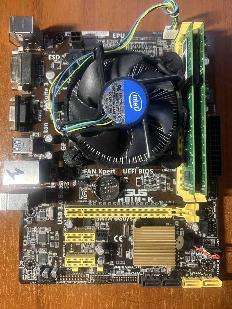 Материнська плата Socket 1150 H81M Intel DDR3