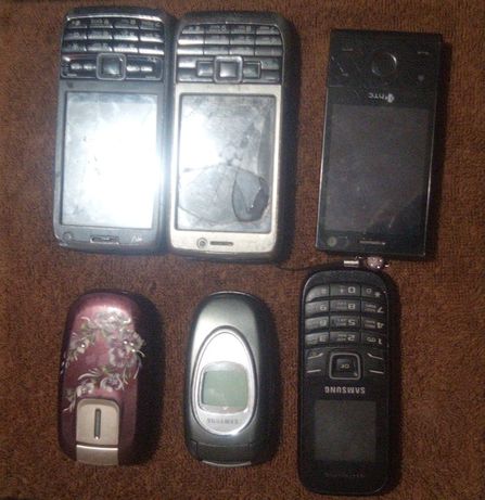 Телефоны NOKIA E71, E71,SAMSUNG GT-E1200, SAMSUNG SGh-X460