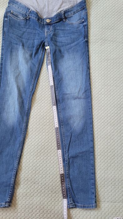 Spodnie jeansy ciążowe skinny r 38