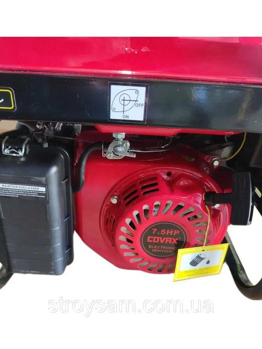 Бензогенератор Covax 3 кВт AVR з мідною обмоткою та електростартером