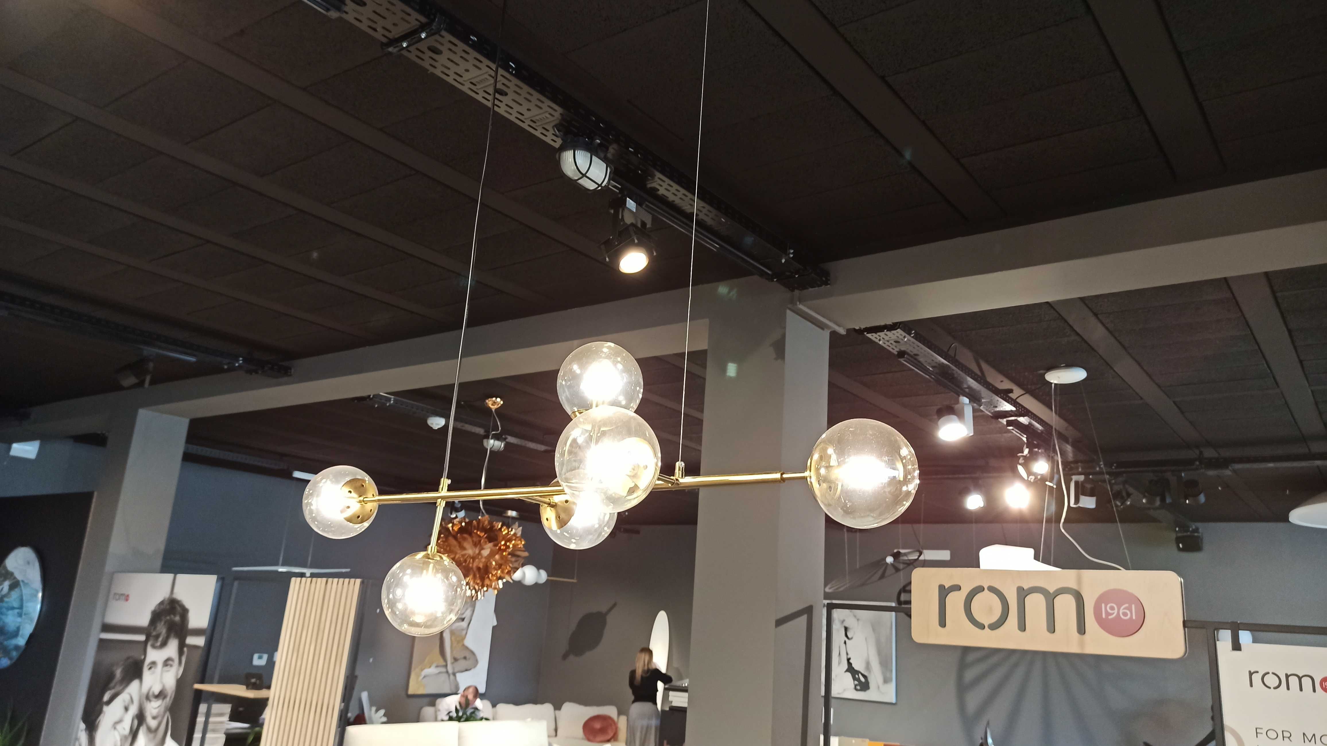 lampa wisząca Helios 6 Azzardo z ekspozycji