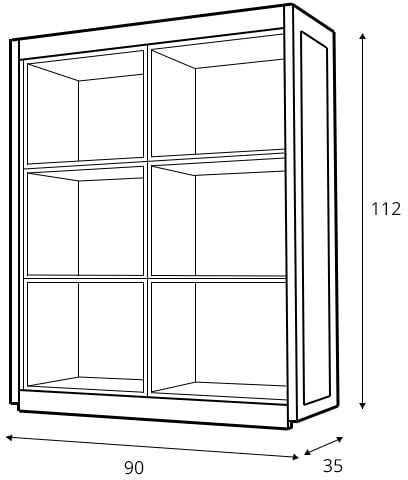 Kredens SIMPLE marki Timoore z nadstawką