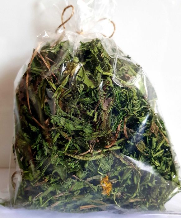 Suszone liście mniszka lekarskiego 100g zioła dla królika, świnki,