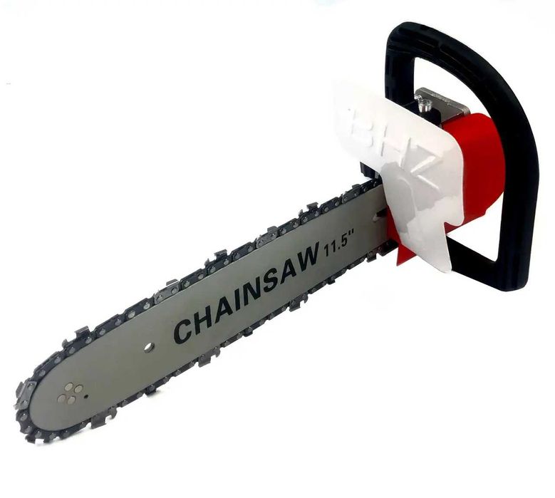 Насадка ланцюгова пила з масляним бачком на болгарку 125 мм.