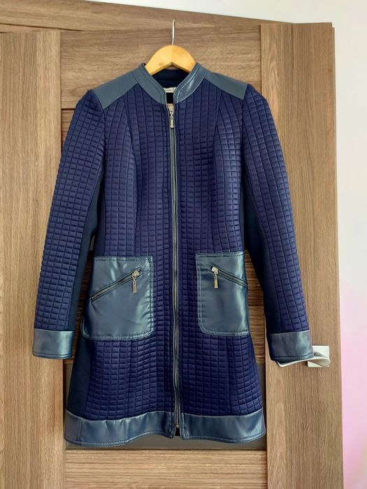 Płaszcz wiosenny jesienny trencz De facto 36 S grantowy