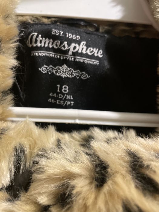 Płaszczyk futerko lampart